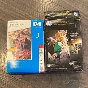 NWT HP & Kodak Premium Plus Photo Paper Bundle of 3 2:14